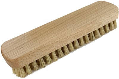 Uitpoetsborstel (glad leer) voor schoenen (borstel voor uitpoetsen) - Wit