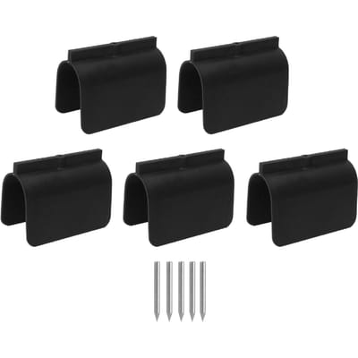 Lot de 5 marqueurs de prise électrique pour installation de cloisons sèches, protection des fils, outil de marquage pour cloisons sèches noir