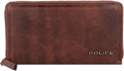 Police PT16-10369 Leren portemonnee 20 cm - Dames - Horizontaal - brown