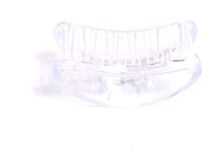 Haarklem open 7 cm transparant