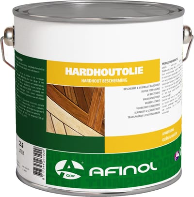 Afinol hardhoutolie (bangkirai-olie) - 2,5 liter
