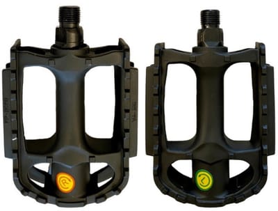 Fietspedalen - Anti-Slip Fietspedalen Set met Reflectoren - Zwart - Set Fiets Pedalen Pedaal - Mountainbike Sport - Fietstrappers - Losse Trappers - 2 STUKS