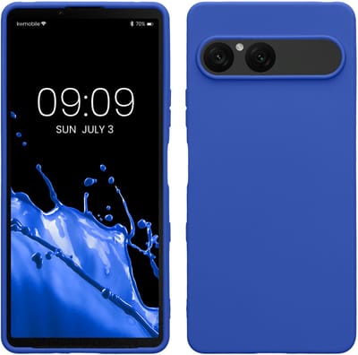 kwmobile telefoonhoesje geschikt voor Sony Xperia 10 VII - Hoesje voor smartphone - Back cover in Baltisch blauw