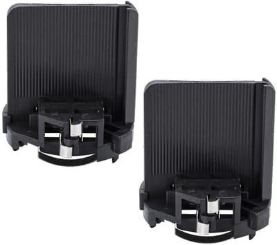 Dailygoods- Halogeenlamp Houders 2 Stuks - H7 Lampfitting - Compatibel met Golf 6/7 - Tiguan - Sharan - Scirocco - Zwart PPS Materiaal