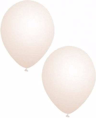 Bellatio Decorations party ballonnen - 50x stuks - transparant - 27 cm - verjaardag - versiering - feestartikelen