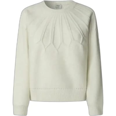 Pepe Jeans Claudia Trui Wit L Vrouw