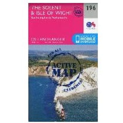 The Solent & The Isle Of Wight, Southampton & Portsmouth - Ordnance Survey