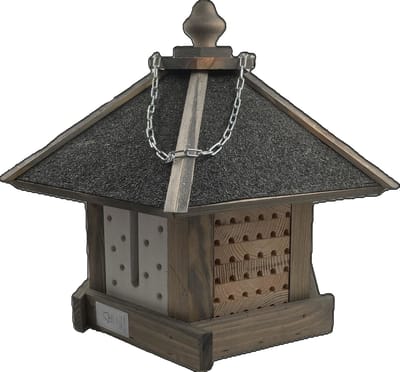 GARDEN SPIRIT Insectenhotel - Hangend aan ketting - 41 x 49 x 40 cm