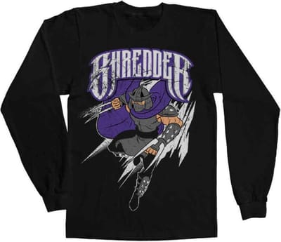 Teenage Mutant Ninja Turtles Longsleeve shirt -S- The Shredder Zwart