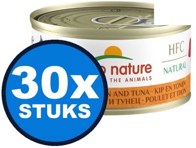 30x Almo Nature HFC - Tonijn & Kip - Kattenvoer Natvoer - 70g