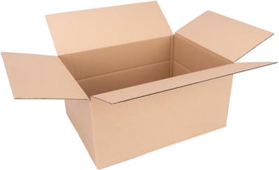 Verhuisdozen en Verzenddozen van Golfkarton 400x300x200 mm - Stevige Bruine Kartonnen Boxen