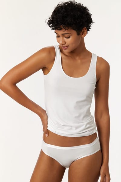 Woody Bikini Slip Tripack Wit L