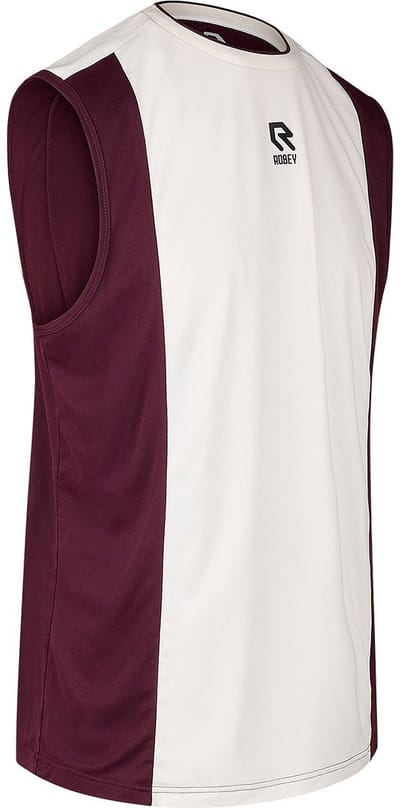 Robey Tennis Grand Slam Tank Top Heren - Wit / Bordeaux | Maat: 2XL