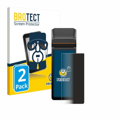 BROTECT - privacy screenprotector voor Sunmi V3 A13 - Folie Beschermfolie Blauwlichtfilter 2 Stuks
