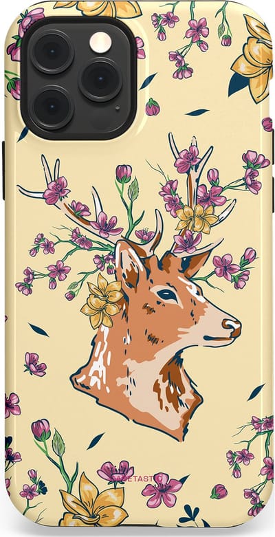 Casetastic Hoesje Geschikt voor Apple iPhone 12/12 Pro Magsafe - Stijlvolle Beschermende Duo-layer Case - Woudwonder