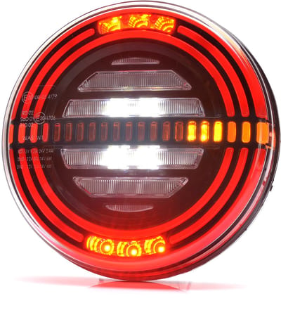 Achterlicht - WAS - W193 DD - Links - 5.6 - 14.2cm - LED - Dynamisch knipperlicht - Achter - Rem - Richting - Achteruit - Mist - 12V-24V