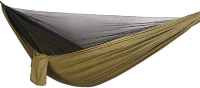 Draagbare Parachute Hangmat - Camping Hangmat Reishangmat - Ontspannen in de Natuur - Drievoudig Grijpende Stiksels