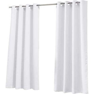 2PC Gordijnen Thuis Modern Eenvoudig Effen Kleur Verduisterend Doek Buiten Waterdicht Zonnebrandcrème Anti UV 132cm * 241cm