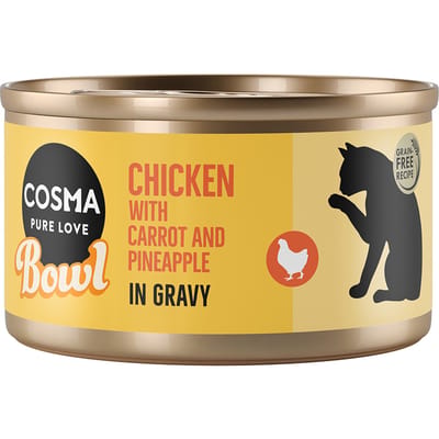 24x80g Kipfilet Bowl Cosma Kattenvoer