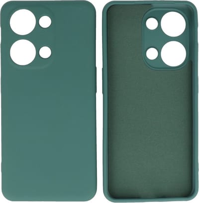 Hoesje Geschikt voor de OnePlus Nord 3 5G - Fashion Backcover Hoesje - Colorful Telefoonhoesje - Donker Groen