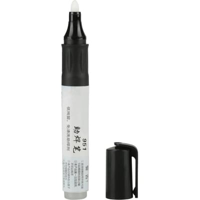 1pc 13cm 951 Stylo Flux de Colophane à Souder Faible Teneur en Solides Non Nettoyant Soudure pour Panneau de Cellules Solaires