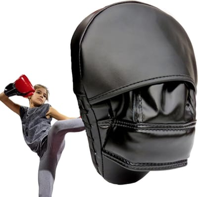 Bokshandschoenen en Pads - Trainingsmittens Stootkussens - Sport Training - Geperforeerd Ademend - 25 x 19 cm - Meerkleurig