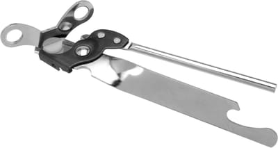 Go Go Gadget - Verchroomde Metaal Blikopener - Geschikt voor Conservenblikken en Bierflesjes