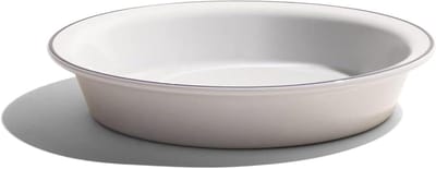 Taartvorm - Bakvorm rond - Zelf taart bakken - Handgemaakt porselein - 26 cm diameter - Marineblauw