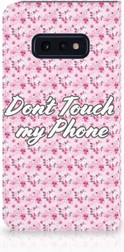 Samsung Galaxy S10e Design Case Flowers Pink DTMP