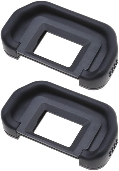 VT Goods - Camera Oogschelp - Vervangingsset - Zwart - Comfortabel - Geschikt voor Canon 6D 5D 80D 70D 60D 50D 40D 30D 20D