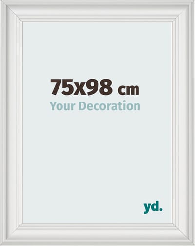 Your Decoration - Fotolijst 75x98 cm - MDF - Wit Geveegd - Lazio