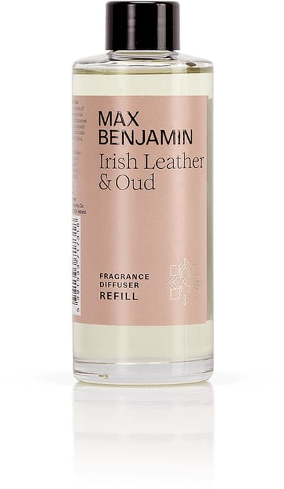 Max Benjamin Navulling voor Geurstokjes 150ml - Irish Leather & Oud