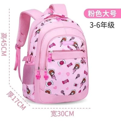 Sac à Dos Scolaire Designer Ventilation Léger Résistant à l'Usure Grande Capacité Protection Dorsale Tendances Mode Mignon Enfant