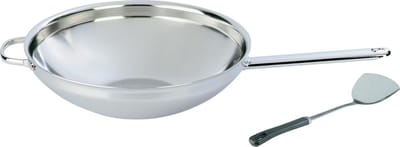 Demeyere Apollo 7 - Wok - 32 cm - Vlakke bodem gratis wokspatel