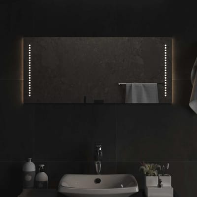 vidaXL Badkamerspiegel LED 90x40 cm
