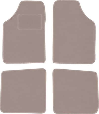 Beige veloursmatten voor: Renault Kangoo I combivan (1997-2008)