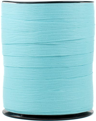 Krullint - 10 mm x 250 m - blauw - paperlook