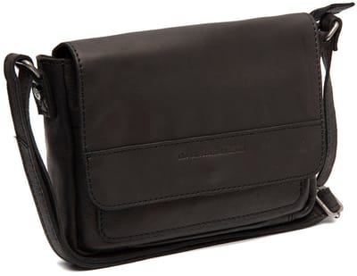 The Chesterfield Brand Leren Schoudertas Ann Crossbody Bag Black Zwart