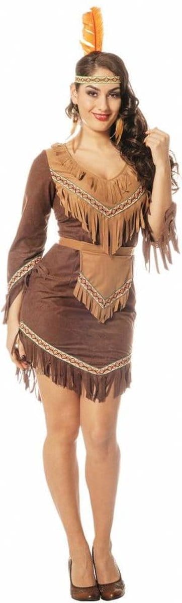 Indianen vrouw kostuum dames - Maat 48