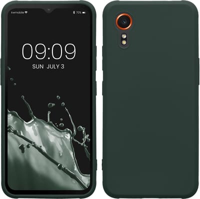 kwmobile telefoonhoesje geschikt voor Samsung Galaxy Xcover7 - Hoesje voor smartphone - Back cover in mosgroen