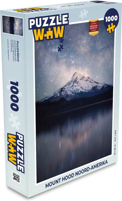 Puzzel Mount Hood Noord-Amerika - Legpuzzel - Puzzel 1000 stukjes volwassenen