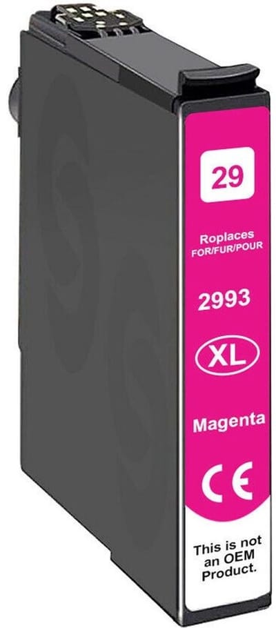 29XL Magenta Huismerk Inkt Cartridge | Compatible met Epson 29XL Magenta T2993 | Geschikt voor Epson Expression Home XP-235 / XP-245 / XP-247 / XP-255 / XP-257 / XP-332 / XP-335 / XP-342 / XP-345 / XP-350 / XP-352 / XP-355 / XP-430 / XP-432 / XP-435