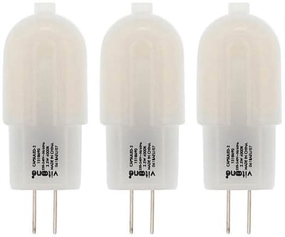 VITO LED Capsule Steeklamp G4 - 2.5W (vervangt 20W) - 215lm - 4000K - 220-240V - Dimbaar - Ø16mm - Energiezuinig - 3 stuks