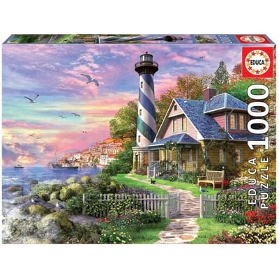 Puzzle Paysage et Nature - EDUCA - Phare A Rock Bay - 1000 pieces - Adulte