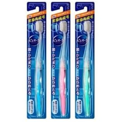 Kao - PureOra Compact Head Toothbrush 1 pc - Normal - Random Color