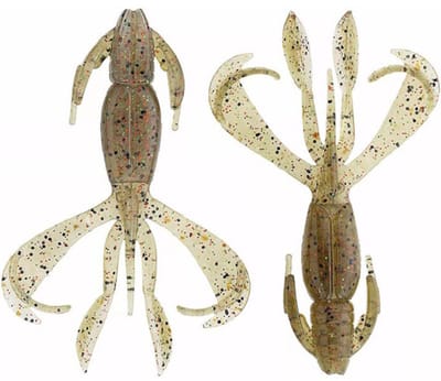 Keitech Crazy Flapper 2.4 (6 cm) Softbait - 8 stuks Light Watermelon Shrimp 523T