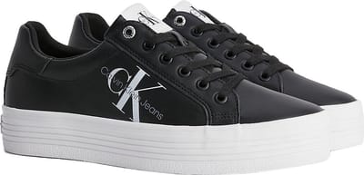 Calvin Klein Vulc Flatform Laceup Low Lth