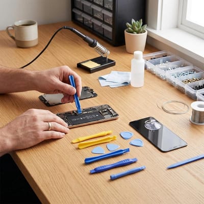Complete Elektronica Reparatie Set met Plastic Openingsgereedschap en Triangulaire Spudger voor Laptop, PC en Tablet Hersteltools