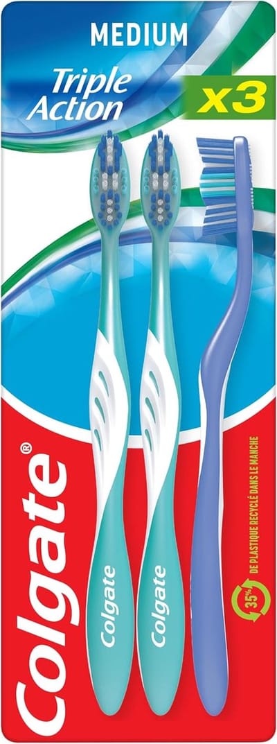 Handtandenborstel - Drievoudige werking - Mondhygiëne - Interdentale reiniging - Set van 3