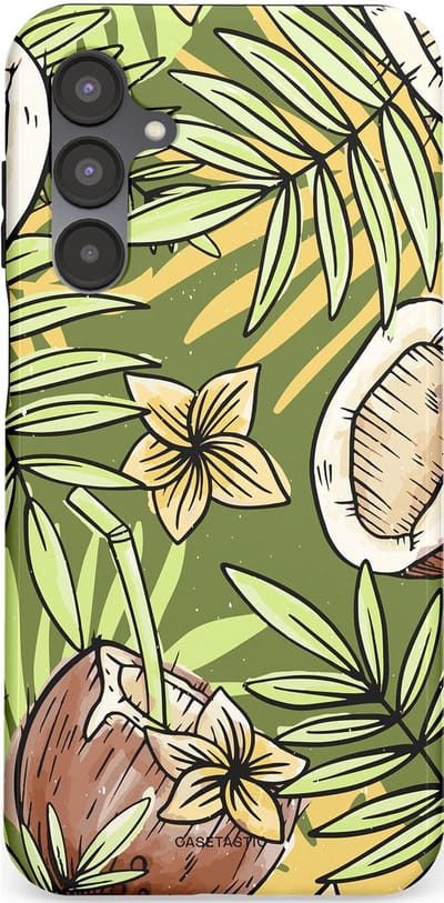 Casetastic Hoesje Geschikt voor Samsung A16 - Stijlvolle Beschermende Duo-layer Case - Kokos Chill